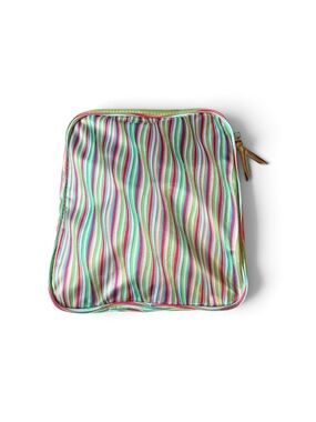 Striped Multi-Color Cosmetic Makeup Travel Organizer Pouch